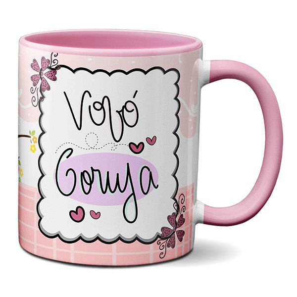 Caneca Feliz Dia Dos Avós Corujas Fofas Vovó Coruja
