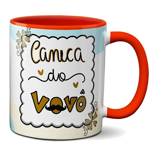 Caneca Do Vovô Feliz Dia Dos Avôs Presente Criativo
