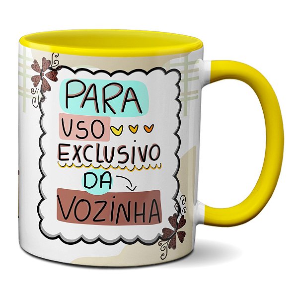 Caneca Para Uso Exclusivo Da Minha Vozinha Presente Fofo