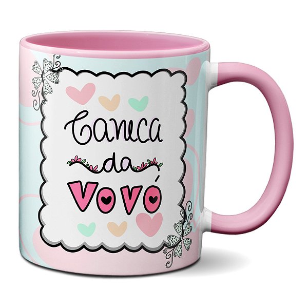 Caneca Da Vovó Presente Fofo Feliz Dia Dos Avós