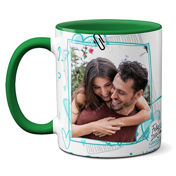 Caneca Namorados Lindo Carinhoso Amigo Meu Amor Com Foto
