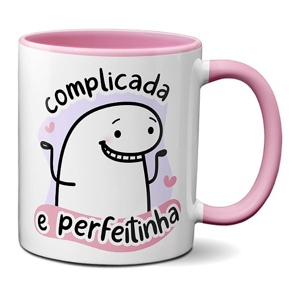 Caneca Flork Namorados Apaixonados Complicada E Perfeitinha
