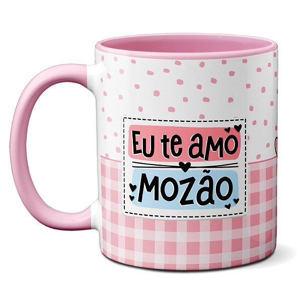 Caneca Dia Dos Namorados Gatinho Apaixonado Eu Te Amo Mozão