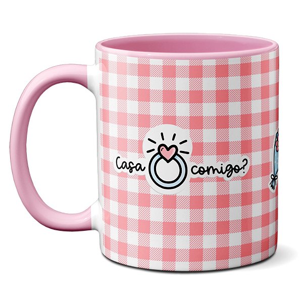 Caneca Namorados Apaixonados Casa Comigo? Diz Que Sim!!!