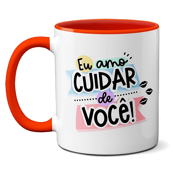 Caneca Namorados Eu Amo Cuidar De Você All We Need Is Love