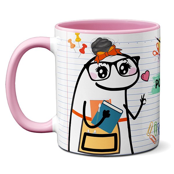 Caneca Professora De Português Tem Que Prestar Atenção