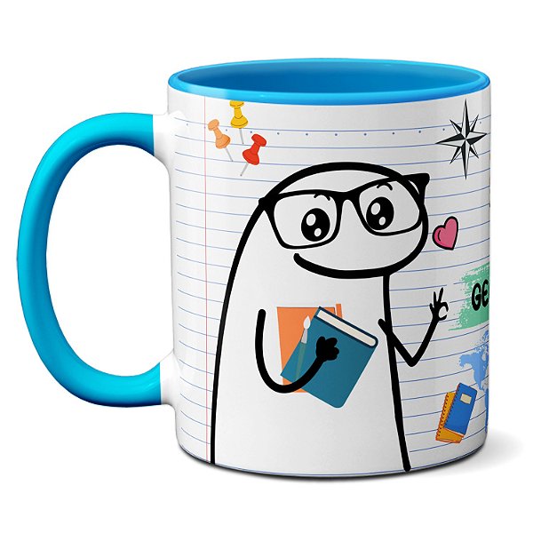 Caneca Professor De Geografia Prova Fácil Pra Quem Estudou