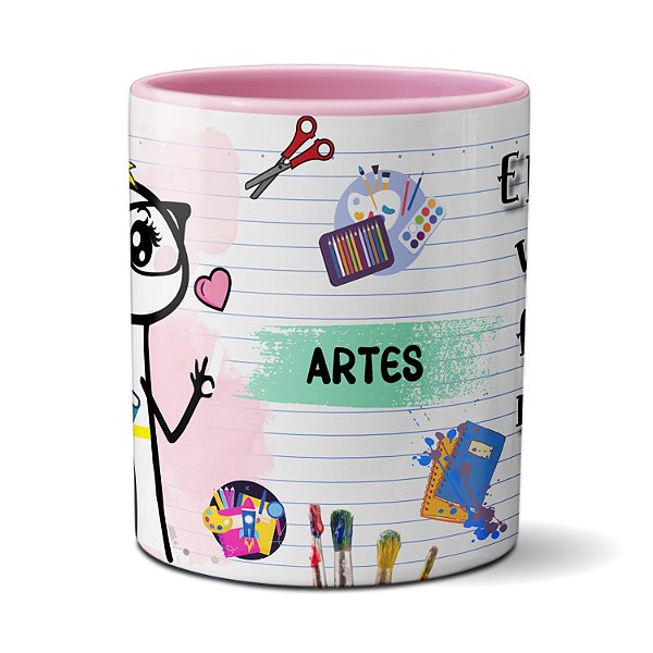 Caneca Professora De Artes Vocês São O Futuro Do Nosso País