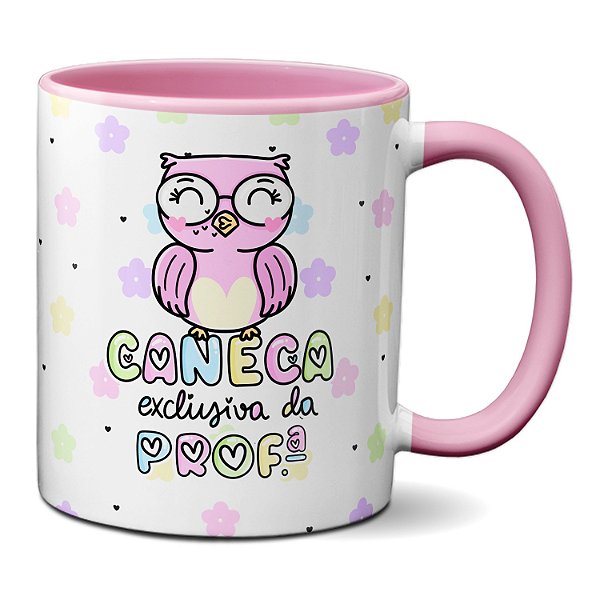 Caneca Exclusiva Da Professora Presente Coruja Fofa