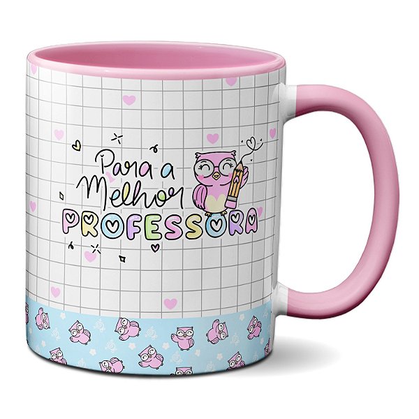 Caneca Dia Dos Professores Presente Para Melhor Professora