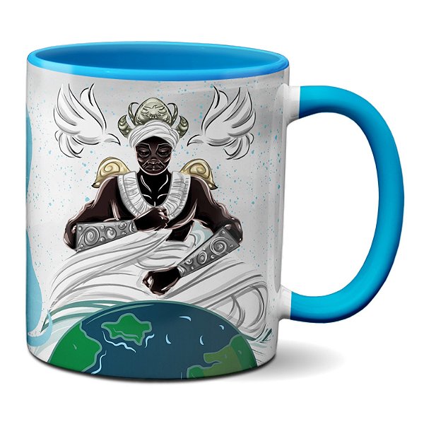 Caneca Orixá Oxalá Èpa Bàbá Salve Nosso Pai Presente Criativo