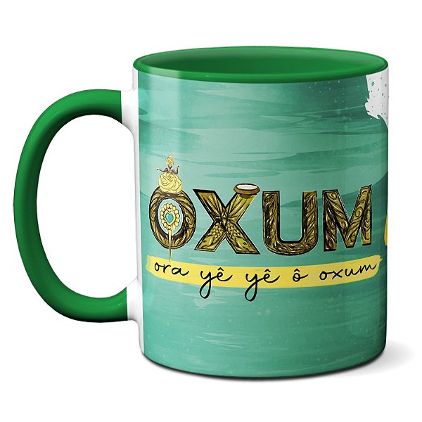 Caneca Oxum Orixá Dona Dos Rios E Cachoeiras Sabedoria
