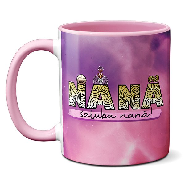 Caneca Nanã Saluba Nanã Deusa Dos Mistérios Iyá Agbà Presente