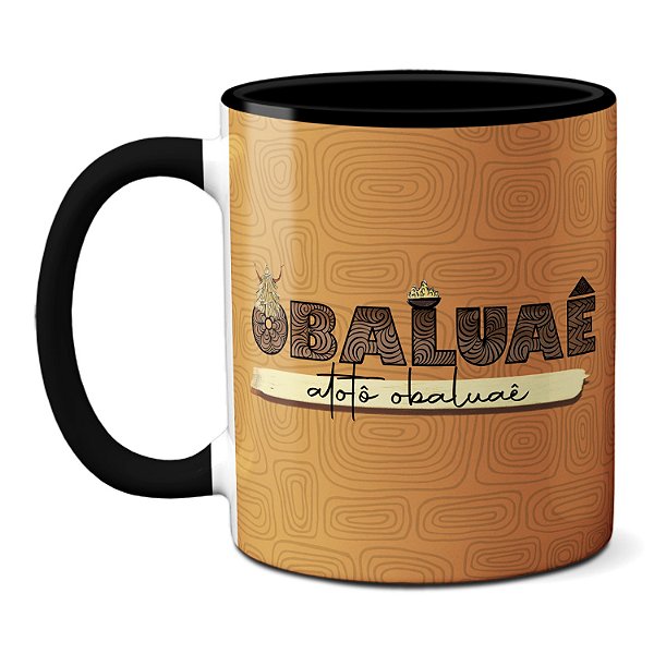 Caneca Obaluaê Orixá Da Cura E Da Doença Atotoó Omolú é A Terra