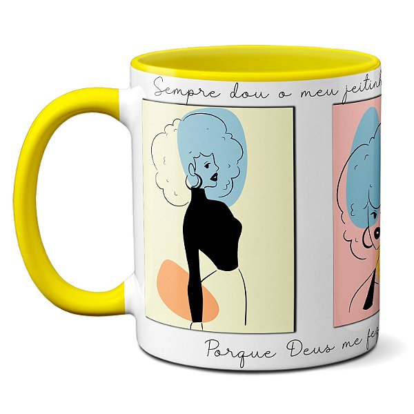 Caneca Presente Porque Deus Me Fez Assim Dona De Mim!
