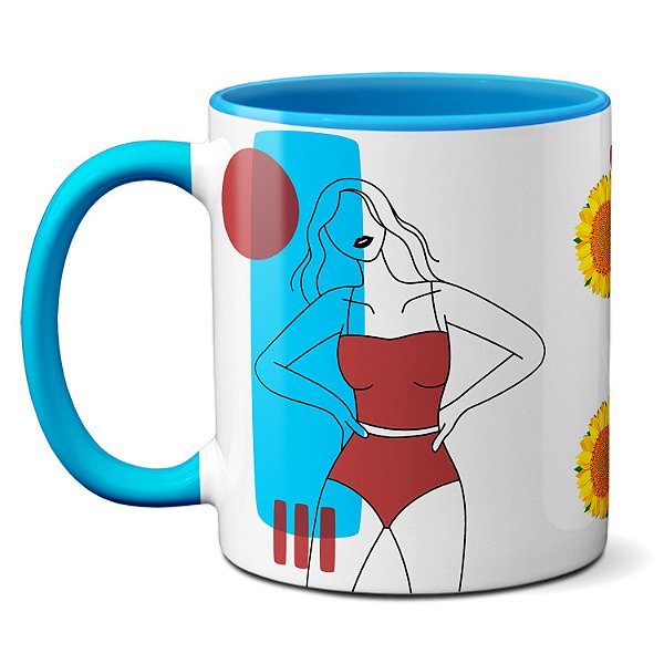 Caneca Seja Corajosa Ousada Autêntica Seja Você Dia Da Mulher