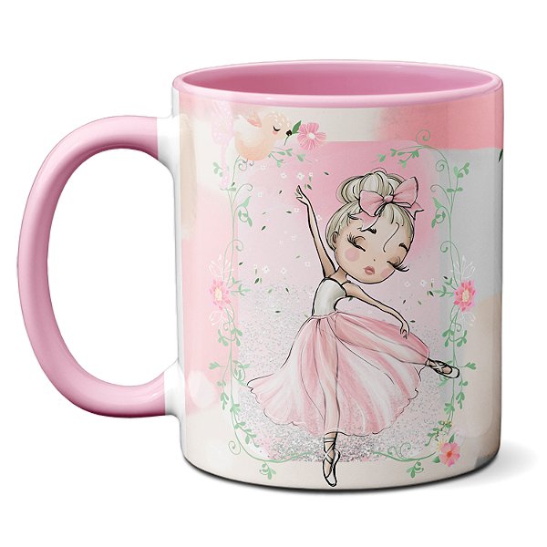 Caneca Dançarina De Ballet Clássico Bailarina Presente Fofo