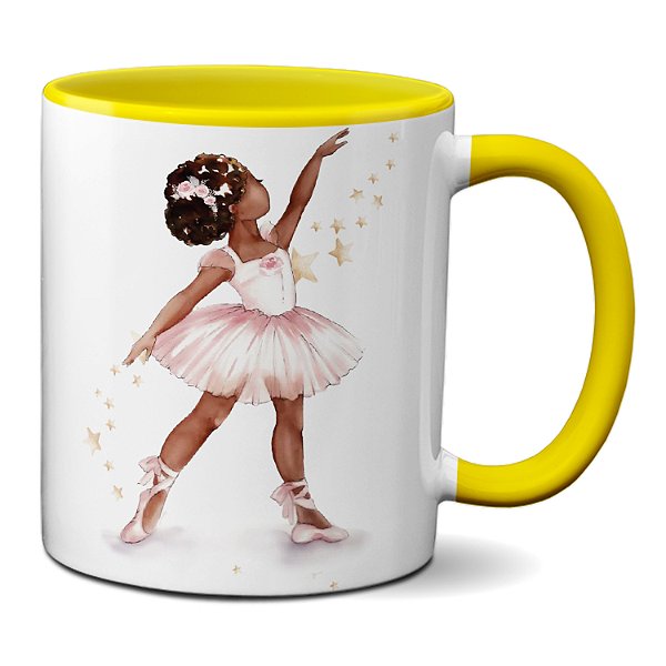 Caneca Fofura Bailarina Presente Lindo Dançarina De Ballet