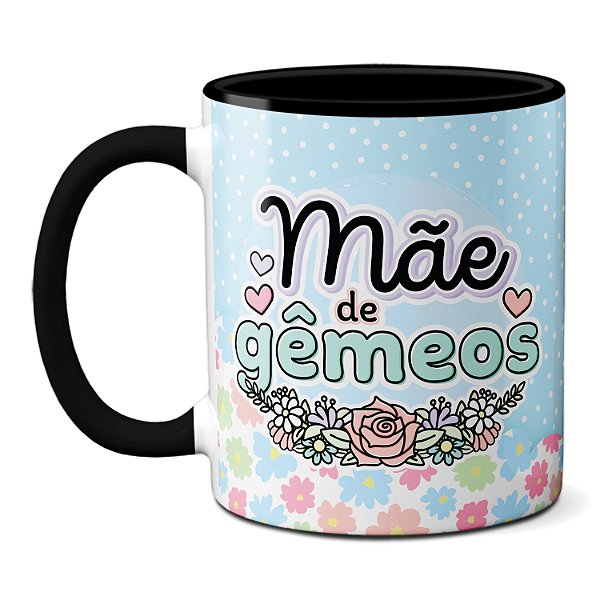 Caneca Para A Melhor Mãe Do Mundo Mãe De Gêmeos Presente