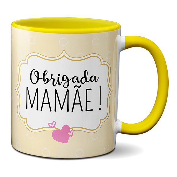 Caneca Fofinha Feliz Dia Das Mães Presente Obrigada Mãe