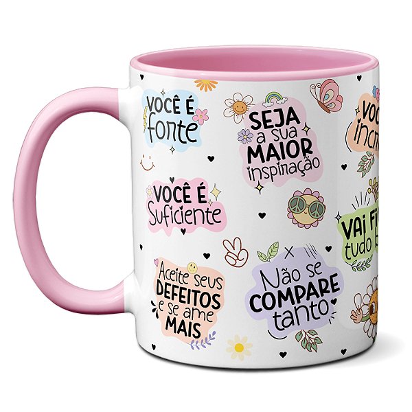 Caneca Motivacional Você é Forte Suficiente Linda Incrível Minha Caneca Caneca Motivacional Você é Forte Suficiente Linda Incrível Minha Caneca