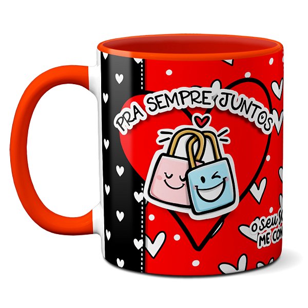 Caneca Vamos Falar De Amor Seu Sorriso Me Conquistou Amor