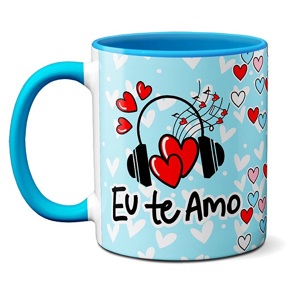 Caneca Namorados Fofos Amor Da Minha Vida Eu Te Amo Presente