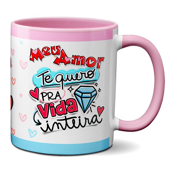 Caneca Namorados Apaixonados Sempre Juntos Sorte A Nossa