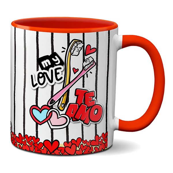 Caneca Você É O Amor Da Minha Vida My Love Te Amo Presente