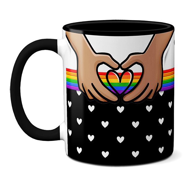 Caneca Fofa Consideramos Justa Toda Forma de Amor LGBTQIA+