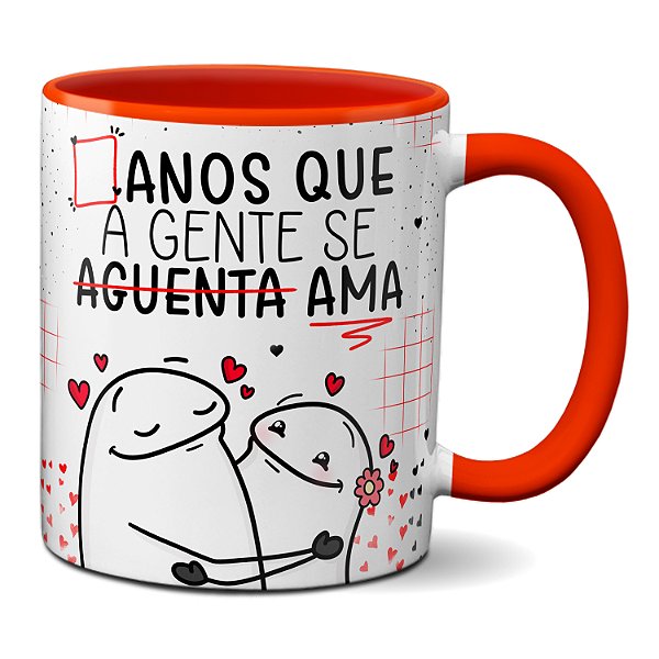 Caneca Flork Fofos [tempo] Anos Que A Gente Se (Aguenta) Ama