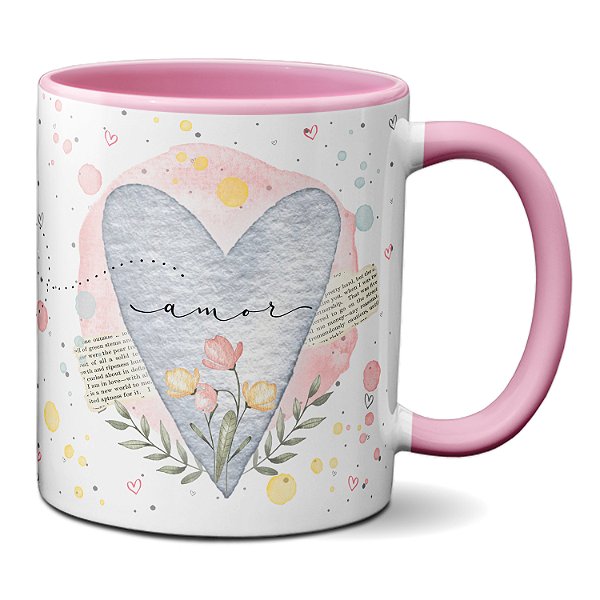 Caneca Fofa O Meu Coração É O Teu Lar Faça Morada! Presente