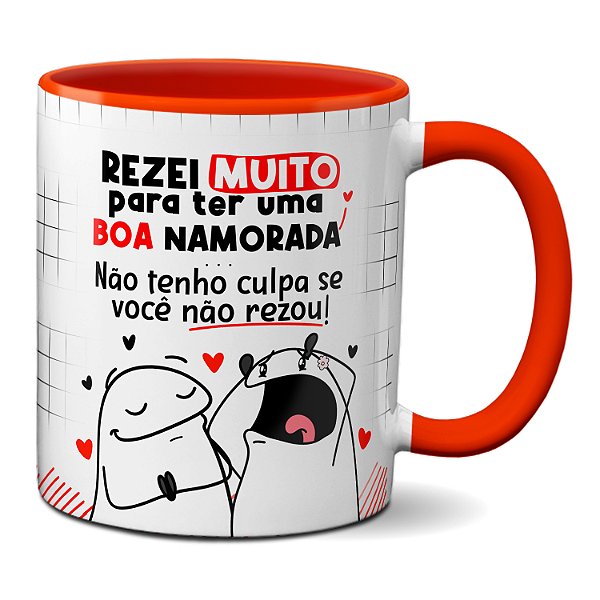 Caneca Pedi Uma Boa Namorada Mas Você Não Presente Namorados