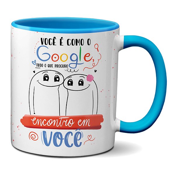Caneca Flork Namorados Tudo Que Procuro Encontro Em Você