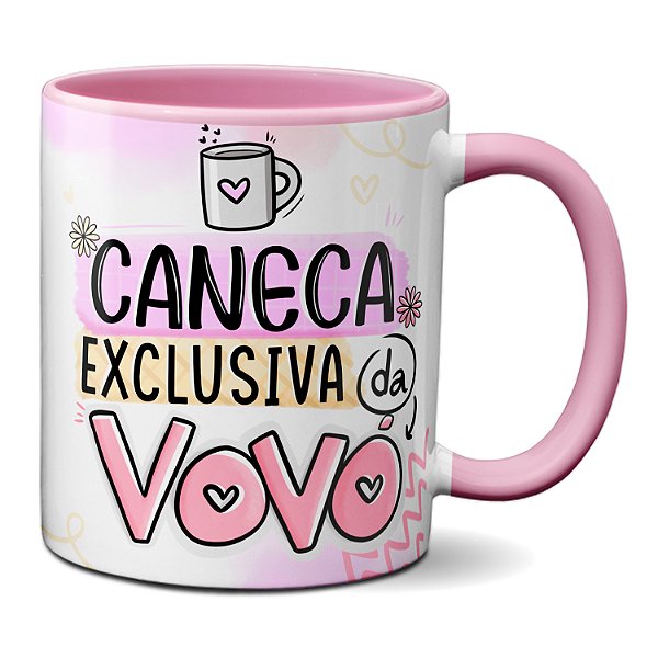 Caneca Feliz Dia Dos Avós Presente Caneca Exclusiva Da Vovó