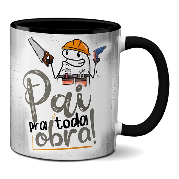 Caneca Flork Feliz Dia Dos Pais Presente Pai Pra Toda Obra