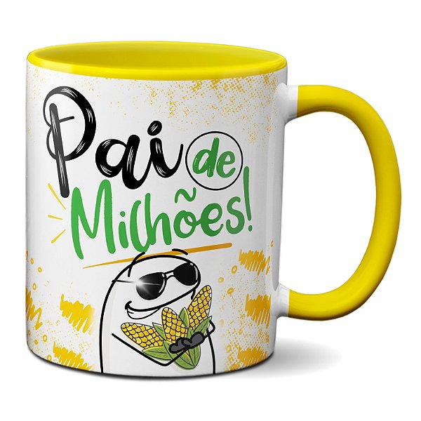 Caneca Flork Dia Dos Pais Presente Divertido Pai De Molhões