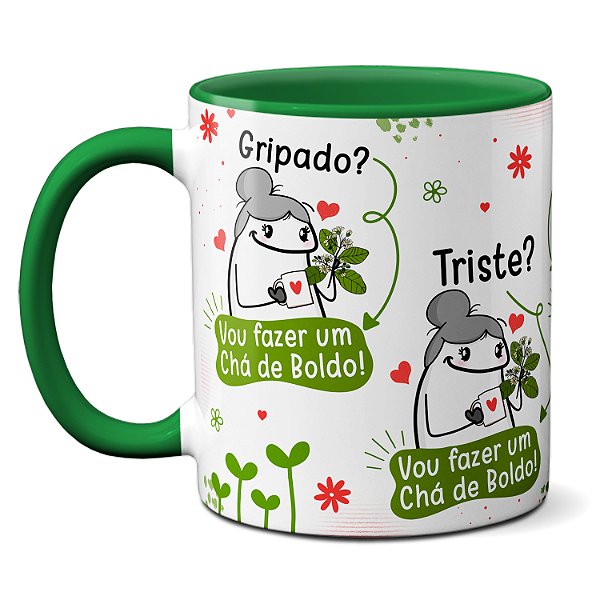 Caneca Dia Dos Avós Chá De Boldo Da Vovó Cura Tudo! Presente