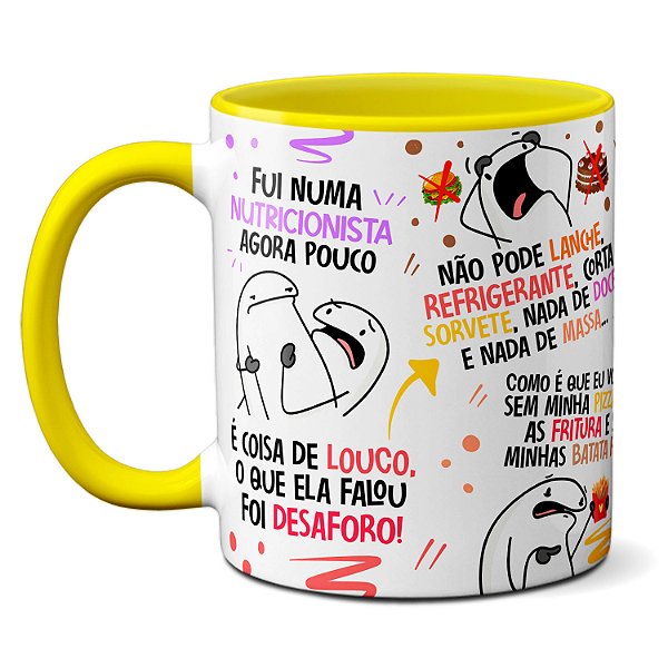Caneca Fui Na Nutricionista Paródia Música Xícara Criativa