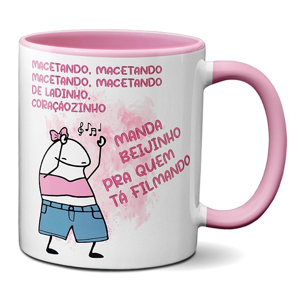 Caneca Macetando Música Presente Divertido Xícara Engraçada