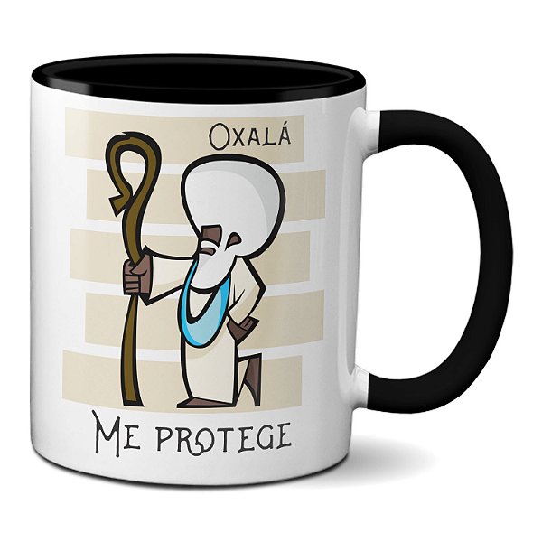 Caneca Oxalá Orixá Criador Do Mundo Olhos que Tudo Veem