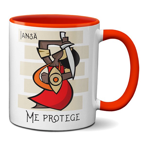 Caneca Orixá Iansã Protetora Guia das Almas