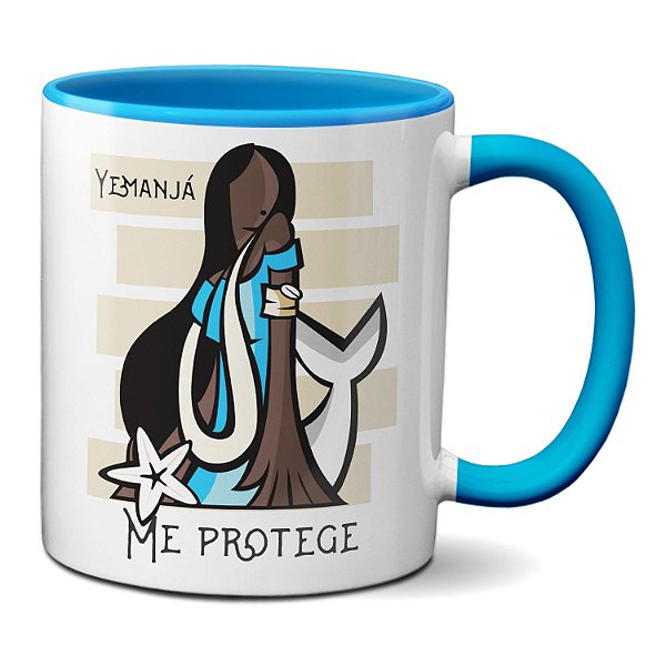 Caneca Yemanjá Padroeira dos Pescadores Rainha do Mar