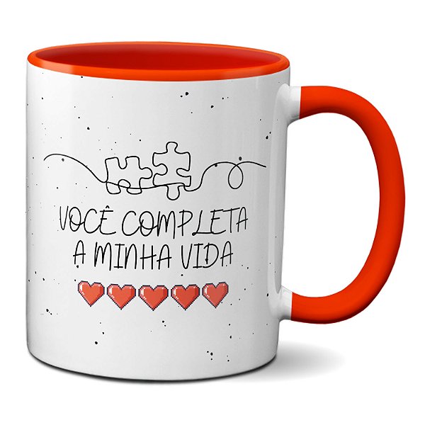 Caneca Dia Dos Namorados Fofinhos Você Completa A Minha Vida