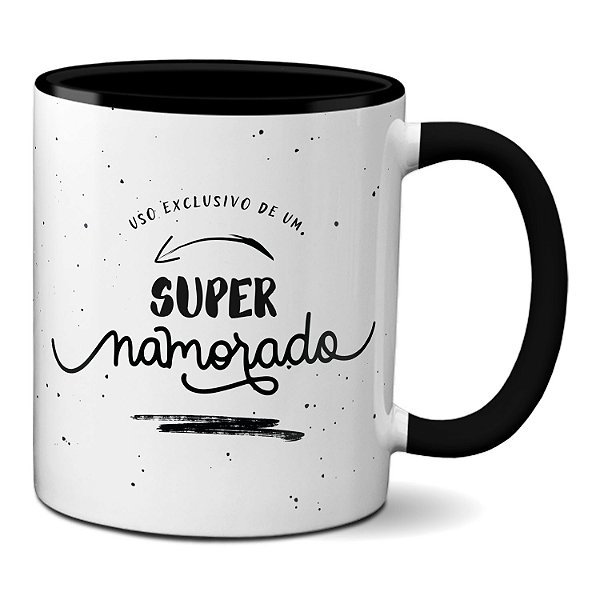 Caneca Exclusiva De Um Super Namorado Te Amo Presente