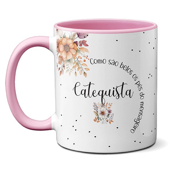 Caneca Catequista Dom de Plantar o Amor de DEUS Xícara