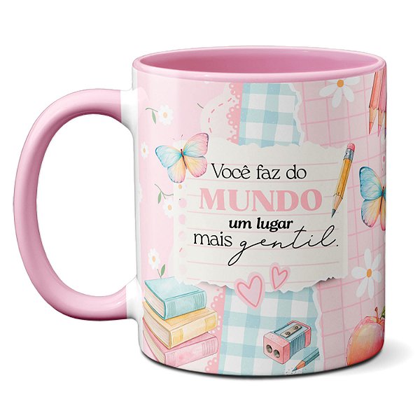 Caneca Obrigado Fazer Um Mundo Gentil Dia Dos Professores