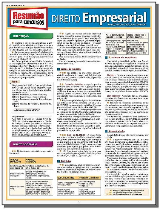 Direito Empresarial