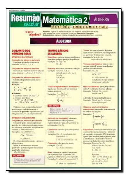 Matemática 2 - Álgebra
