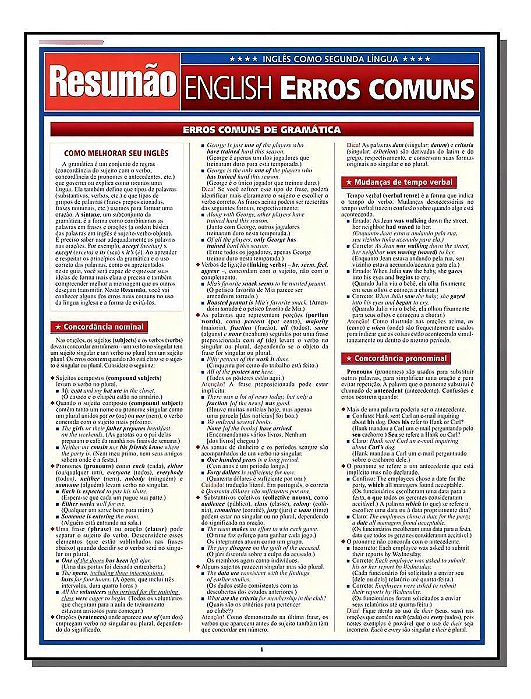 English - Erros Comuns